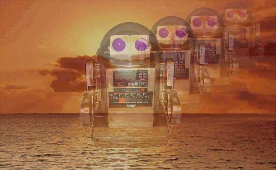 Omnibot 5402 Gold Robot